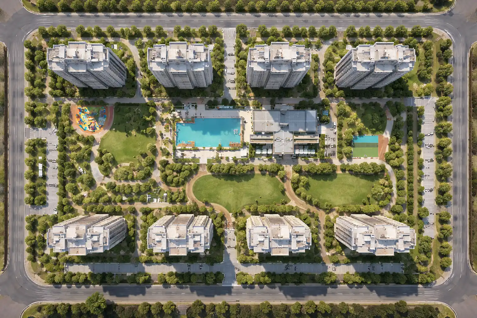 Adarsh Primrose Master Plan | Site Layout